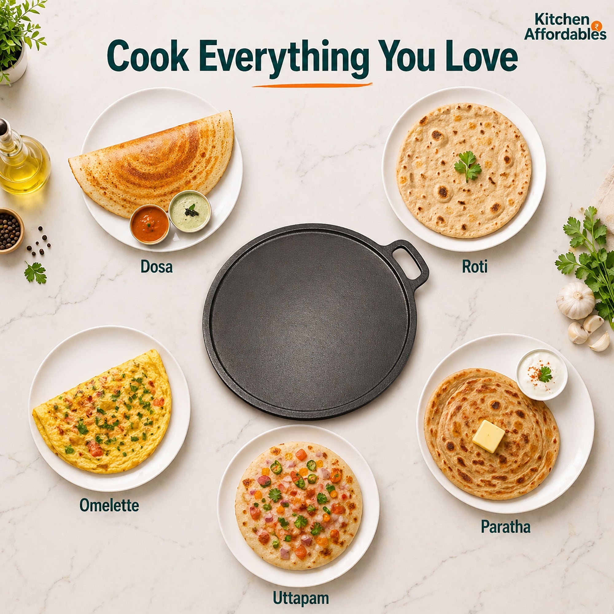 Cast Iron Tawa vs Non-Stick Tawa: Which One is Right for Your Kitchen?