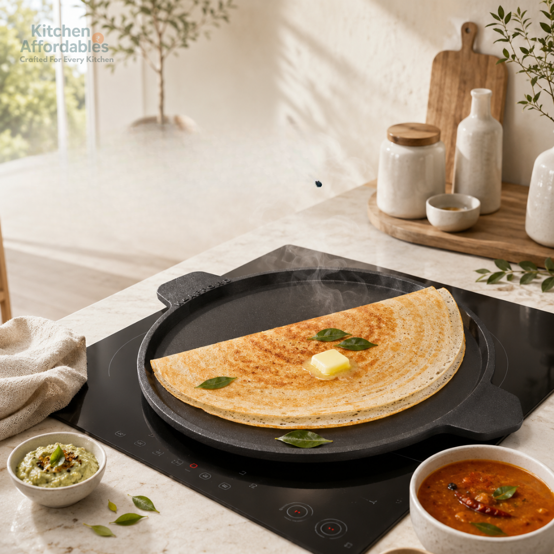 Kitchen Affordables Cast Iron Mulbagal Dosa Tawa