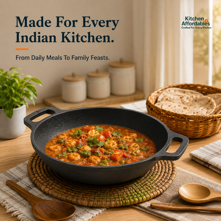 Kitchen Affordabales Premium Kadai 8,10 Inch