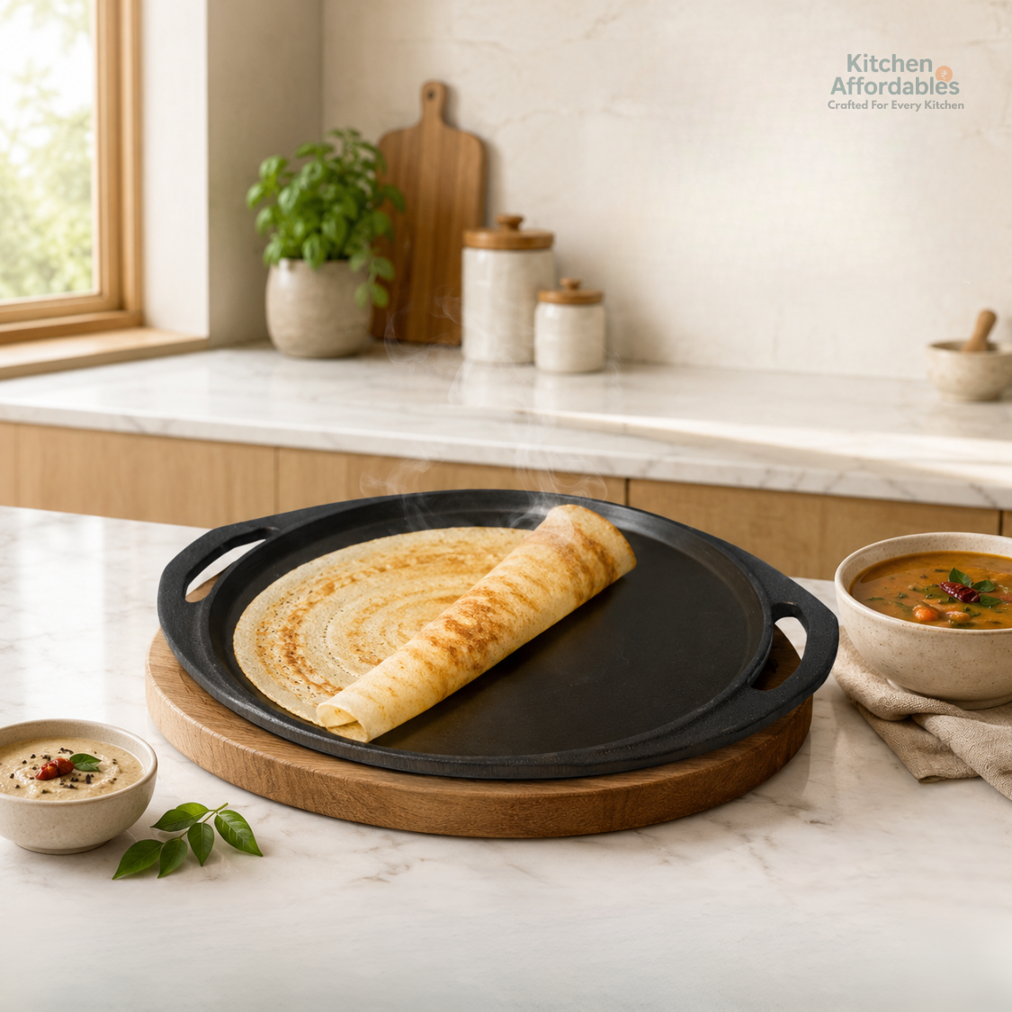 Kitchen Affordables Fancy Dosa Tawa 30 CM