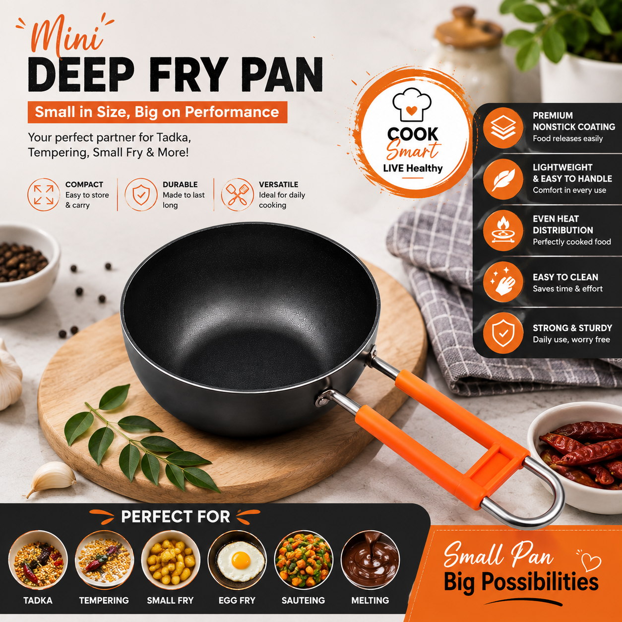 Mini Deep Fry Pan