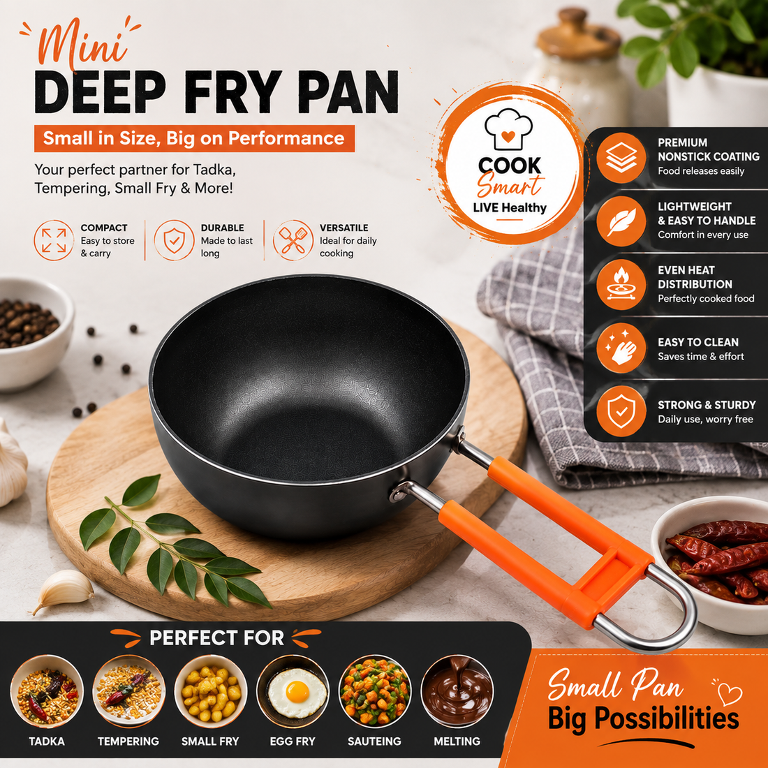 Mini Deep Fry Pan